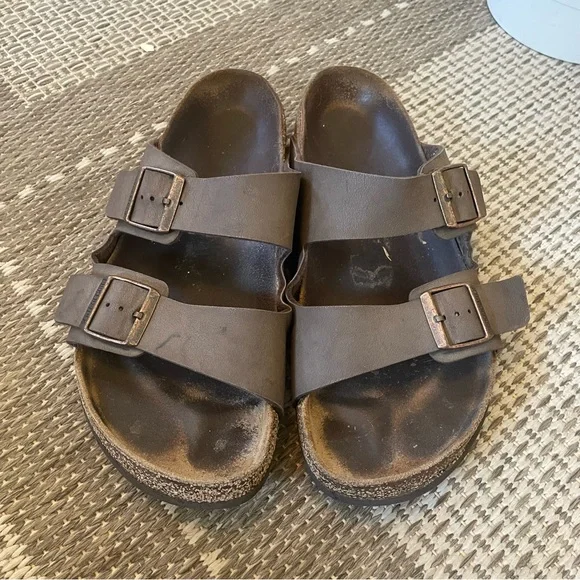 Birkenstock Men’s Arizona Sandals - dark brown - size 45 - Picture 5 of 11